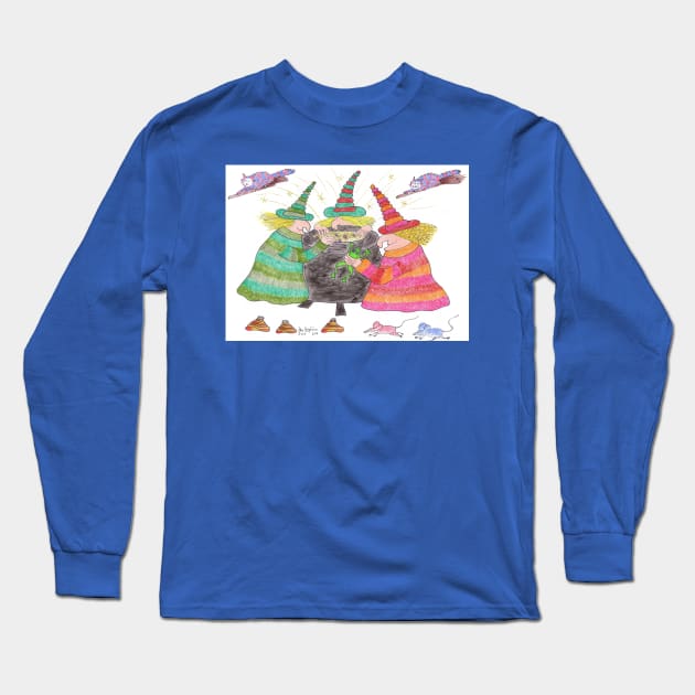 MadCatWoman and Friends act a scene from Macbeth Long Sleeve T-Shirt by MrTiggersShop